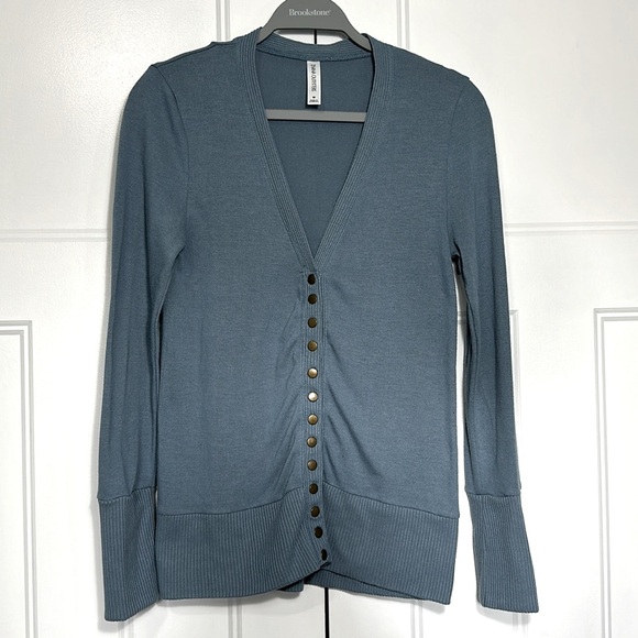Zenana Outfitters Sweaters - Zenana Outfitters
* Baby blue long sleeve, half button cardigan